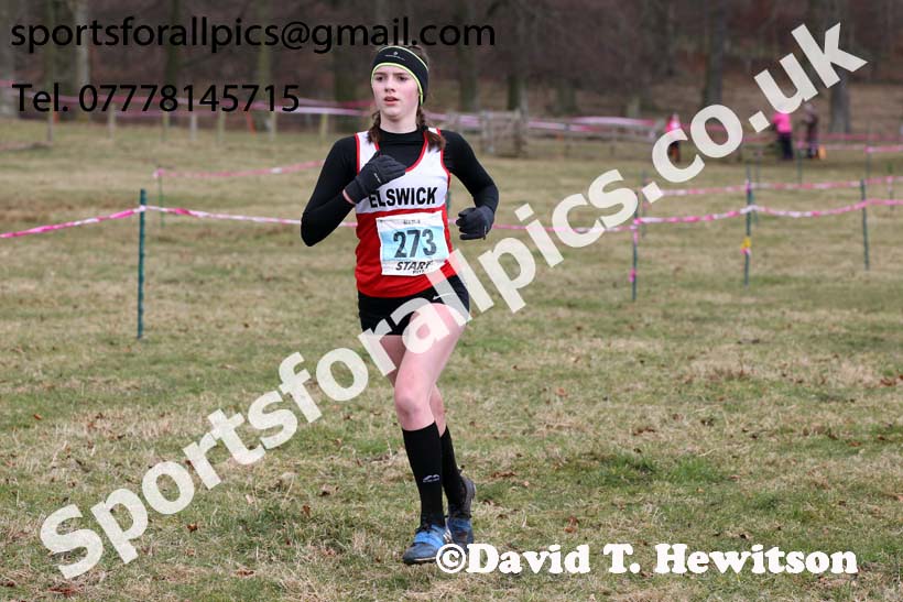 Girls under-15s Start Fitness NEHL, Alnwick. Photo: David T. Hewitson/Sports for All Pics